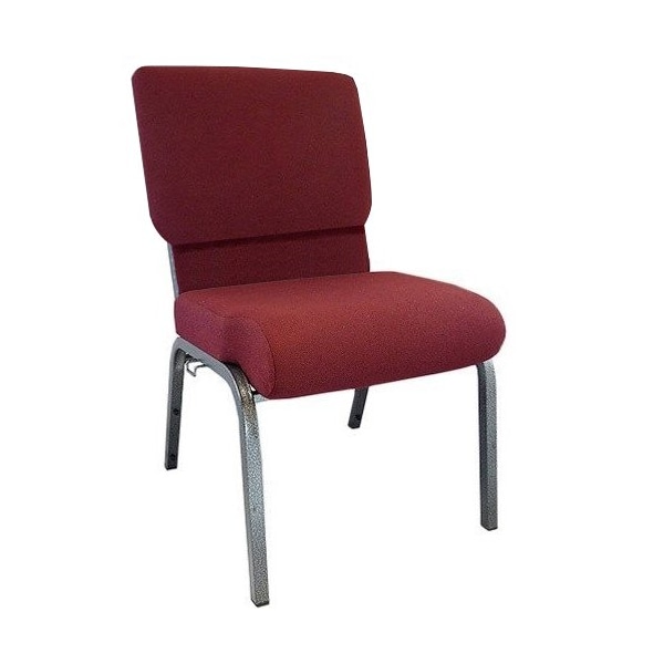Flash Furniture Advantage Maroon Church Chair 20.5" Wide PCHT-104 - main